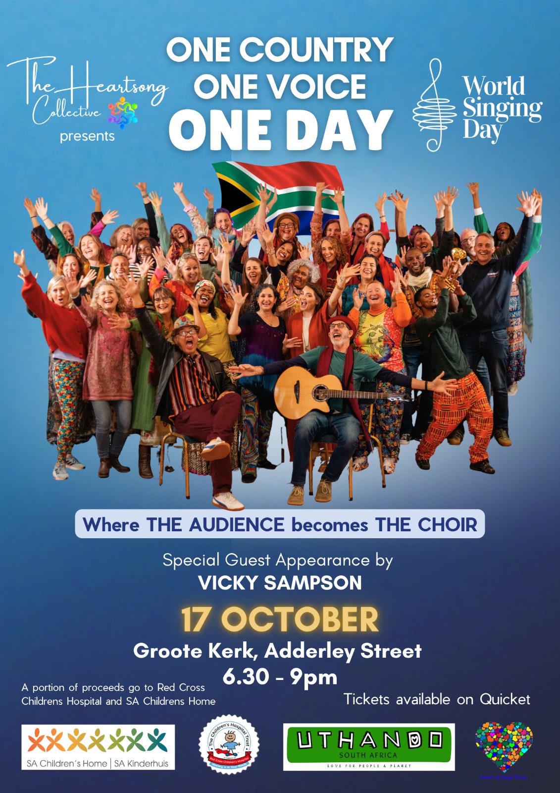 World singing day poster The Heartsong collective